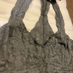 Grey lace Bralette